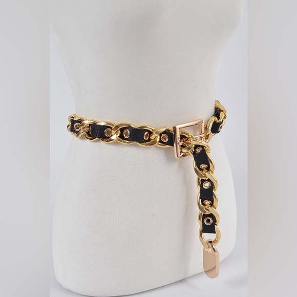 7A. Metal Chain Link Fashion Belt - Picture 6 of 8